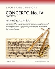CONCERTO IV BWV 1055 P.O.D cover Thumbnail